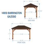 14×10 Barrington Gazebo