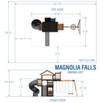 Magnolia Falls Swing Set