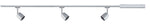 Paulmann URail Basic Set Cover - Chrome Matt 3-Light Rail System