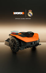 WORX Landroid Vision Cloud WR305E 2WD Robotic Lawnmower without Boundary Cable for 500 m² (AI Obstacle Detection, VSLAM+ RTK Cloud Navigation, Auto Mapping, App Control)