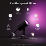 Philips Hue Lily White & Color Ambiance Outdoor Spotlight 3-Pack