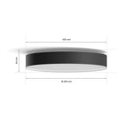 Philips Hue Enrave Large Smart Ceiling Light - Black