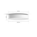 Philips Hue Devere Smart LED Bathroom Ceiling Light - White