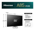 Hisense 55A85NTUK 55" OLED 4K Smart TV