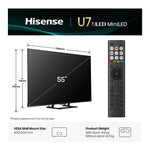 Hisense 55U7QTUK 55" ULED 4K Smart TV