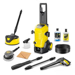 Kärcher K5 WCM Car and Home Pressure Washer max. 145 bar, flow rate: 500 l/h, area: 40 m²/h, high-pressure gun, dirt blaster, spray lance, Home Kit, Car Kit