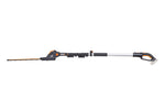 WORX WG252E.9 20V Cordless Pole Hedge Trimmer 45cm, Reach up to 2.8m, Multi-angle adjustable head, Battery And Charger Not Included