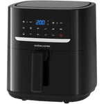 Andrew James 6L Digital Air Fryer, 1600W 10-in-1 Airfryer, Small Air Fryer for Home, Air Fry, Bake, Roast & Grill, LED Touch Display, Rapid Airflow, Non-Stick, Dishwasher Safe