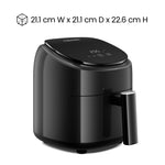 Chefman 2L Mini Air Fryer - Black RJ38-2D-BLACK-UK