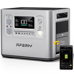 2048Wh Portable Power Station 2400W LiFePO4 Battery Solar Generator with UPS