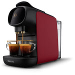 Philips L'OR BARISTA Sublime Coffee Capsule Machine by Philips, for Double or Single Capsule, Red (LM9012/50)