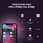 Philips Hue Liane Smart Wall Light - Black LED Ambiance