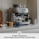 Sage - The Barista Pro, Bean to Cup Coffee Machine with Grinder and Milk Frother, Brushed Stainless Steel