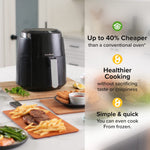 Drew&Cole 8-in-1 Digital Air Fryer 4L - Black
