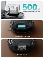 Lefant M210P Robot Vacuum Cleaner - Matte Black 2200Pa