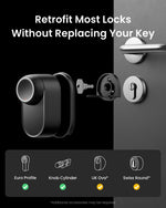 SwitchBot Lock Ultra Smart Lock with Keypad - Black