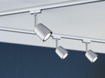 Paulmann URail Basic Set Cover - Chrome Matt 3-Light Rail System