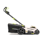 Murray Battery Cordless Lawnmower 2x20V Li-Ion with Induction Motor (2900 rpm) MU-BAT-LM43-KIT – 43 cm Cutting Width, 50L Grass Catcher, 6-Position Height Adjustment – Mulching & Rear Discharge