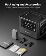 P210 Solar Generator 2048Wh Portable Power Station 2400W