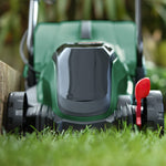 Bosch Cordless Lawnmower CityMower 18V-32 (18 Volt, 1x Battery 4 Ah, Brushless Motor, Cutting Width: 32 cm, Lawns up to 300 m², in Carton Packaging)