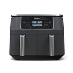 Ninja DZ201 Foodi 6-in-1 2-Basket Air Fryer with DualZone Technology, 8-Quart Capacity, and a Dark Grey Stainless Finish