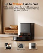 Uninell UR3 Robot Vacuum and Mop with Self-Empty Station
