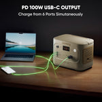 Explorer 1000 v2 Portable Power Station,1070Wh,1500W (Dune White)