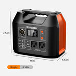 Portable Power Station 300W 296Wh Solar Generator