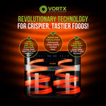 Tower T17100 Vortx Vizion 9L Double Basket Air Fryer - Black