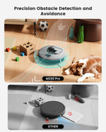 Lefant M330 Pro Robot Vacuum and Mop - 5000Pa Light Grey