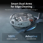 DJI ROMO P Robot Vacuum Cleaner and Mop With Transparent Design, 25,000 Pa Suction, Drone-Level Sensing, Dual Robotic Arms, 200-Day Maintenance-Free Operation, Customizable Mopping Solutions