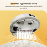 roborock Q7 M5 Robot Vacuum Cleaner with Mop, 10,000Pa HyperForce Suction, Dual Anti-Tangle System, PreciSense LiDAR Navigation, APP-Controlled Mopping, Ideal for Pet Hair and Hard Floors