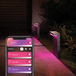 Philips Hue Nyro Smart Outdoor Pedestal Light - Black