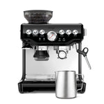Sage - The Barista Express - Bean to Cup Coffee Machine with Grinder and Manual Milk Frother - 16 Grind Settings, 15 Bar Pump, PID Temp Control, Normal Milk Jug, Black Gloss
