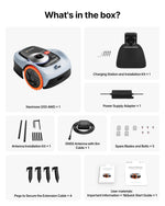 Segway Navimow i205 AWD Robotic Lawn Mower without Boundary, w/Garage S, All-Wheel-Drive for 45% Slopes, EFLS NRTK + Vision, Auto Mapping, Rec. 500 m², No RTK Antenna Required (Ship Separately)