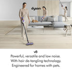Dyson V8 Advanced Cordless Vacuum Cleaner, 130 AW, up to 40 min runtime, De-tangling Motorbar, removes Pet hair, cordless handheld