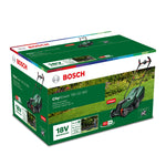 Bosch Cordless Lawnmower CityMower 18V-32 (18 Volt, 1x Battery 4 Ah, Brushless Motor, Cutting Width: 32 cm, Lawns up to 300 m², in Carton Packaging)