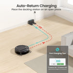 Lefant M210P Robot Vacuum Cleaner - Grey 2200Pa Suction