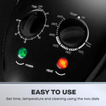Daewoo 17L Halogen Air Fryer Oven - Black 1300W