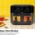 Chefman 5.6L Dual Air Fryer Oven - Black