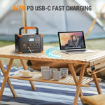 Grecell T-500 Portable Power Station 500W 519Wh Black