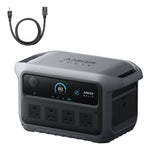 2048WH 2400W Portable Power Station - Solar Generator for Home Backup & Camping