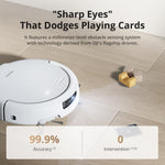 DJI ROMO S Robot Vacuum Cleaner and Mop With 25,000 Pa Suction, Drone-Level Sensing, Dual Robotic Arms, 200-Day Maintenance-Free Operation, Anti-Tangle Roller Brush, Auto Mop Washing & Drying