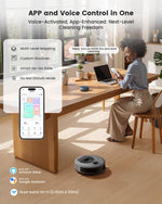 Lefant M330 Pro Robot Vacuum and Mop - 5000Pa Light Grey