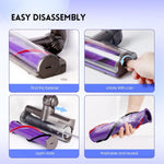 Quick-Release Motorhead Cleaner for Dyson V7 V8 V10 V11 V15 Vacuum Cleaner Head SV10 SV11 SV12 SV14 Replacement Part Electric Head for Hardwood Floor Carpets Replacement Part 967483-04