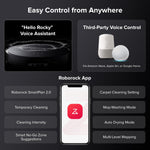 Roborock Saros 10 Slim Robot Vacuum and Mop - Black