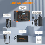 Grecell T-500 Portable Power Station 500W 519Wh Black