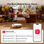 roborock Qrevo Edge 2 Robot Vacuum Cleaner with Mop, 25,000 Pa HyperSuction, Zero-Tangle, 3.14" Ultra-Slim, AI Obstacle Avoidance, FlexiArm Technology, 80°C Hot-Water Mop Washing & Dock Self-Cleaning