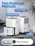 Dehumifer 30L/Day Dehumidifier - White 4L Tank D25-30L