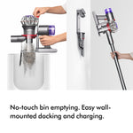 Dyson V8 Advanced Cordless Vacuum Cleaner, 130 AW, up to 40 min runtime, De-tangling Motorbar, removes Pet hair, cordless handheld